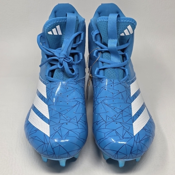 adidas ADIZERO Chaos Football Cleats Lineman Cleats Solar Blue Mens Size 8.5 New main image 7